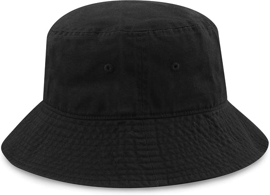 Bucket Sun Hat 100% Cotton Long brim and Deeper & Round Top Tennis Packable Summer Fashion Outdoor Hat