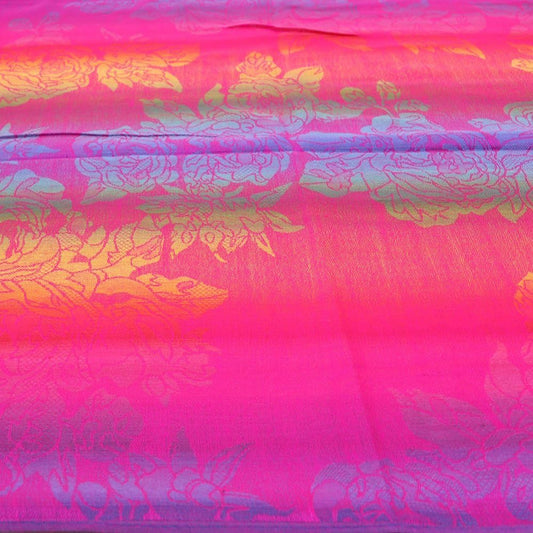 Colorful flowers Jacquard cotton pashmina Women Wrap Shawl tassels Scarves