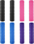 4 Pairs Bicycle Handle Bar Grips Mushroom for BMX/MTB/Road Mountain Bikes black, blue, purple, pink
