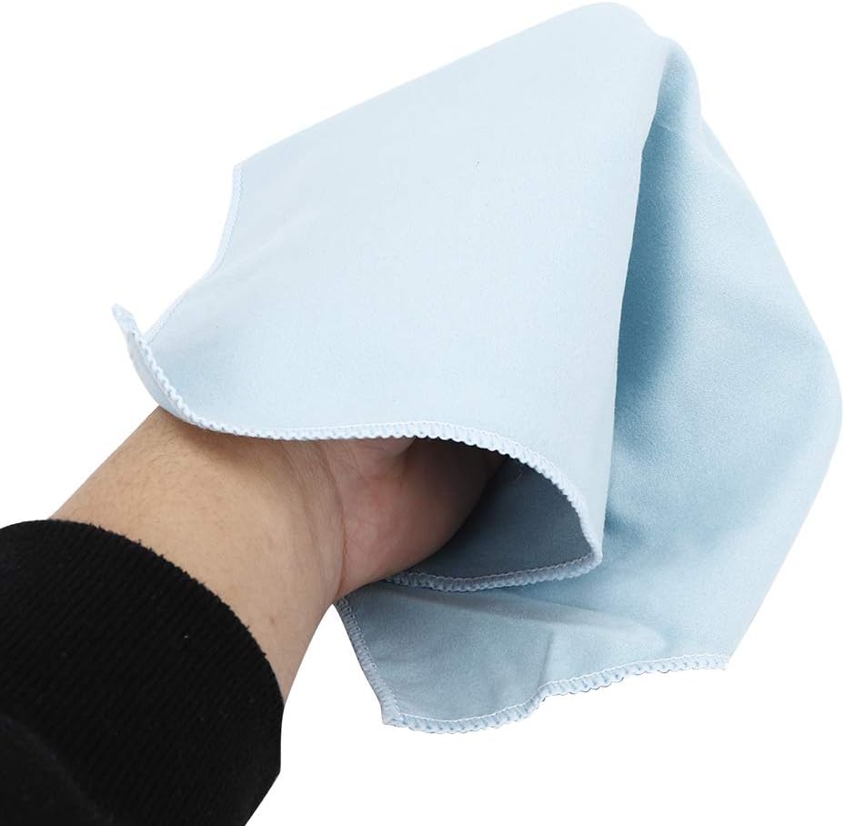 Watch Cleaning Cloths, Soft Jewelry Polishing Cloth Lightweight Glasses Microfiber Cleaner for Coins