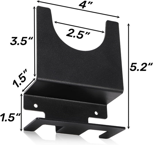 4 Pack Angle Grinder Holder, Wall Mount Bracket for 5 inch Grinder, Polisher Storage Rack Stand with Cord Hook, Garage Tool Hanger Grinders Impact Wrench Cutters Waxing Machines