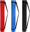 3 Packs Extendable Poster Tube, 25" to 42.5" Waterproof Blueprint Holder with Strap, Portable Telescoping Carrying Case Lid for Maps, Art and Drawings, Round Storage Container Document