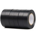Black insulation tape 19 mm x 20 m 6-pack strong self-adhesive PVC insulation tape for insulating, repairing and protecting electrical wires.