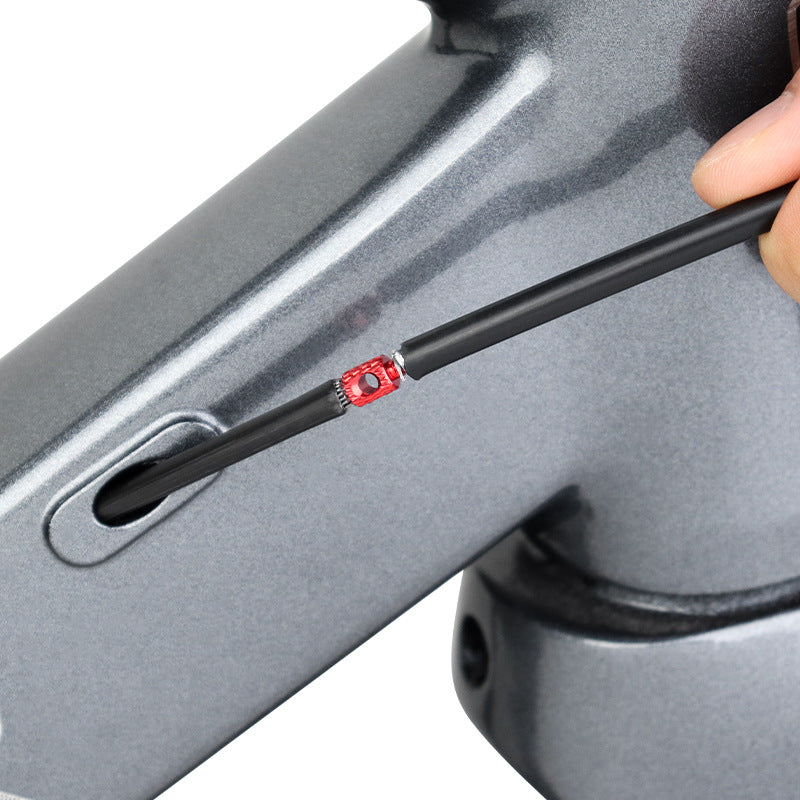 Connectors - 4 pieces - Tools for internal bike cable routing - Screw thread couplings for brake lines - Cable guide accessories - For switching bike frames.