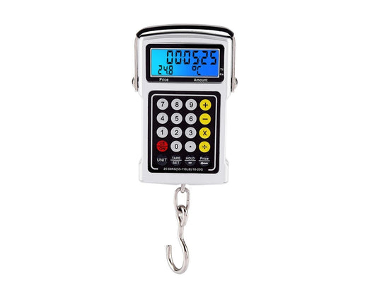 Electronic Fish Hook Scale 50Kg Luggage Weighing 7 in 1 Digital Hanging Scales