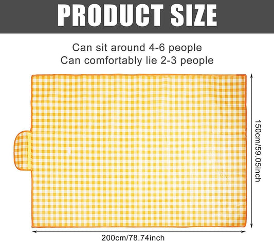 Picnic blanket waterproof picnic beach carpet pattern