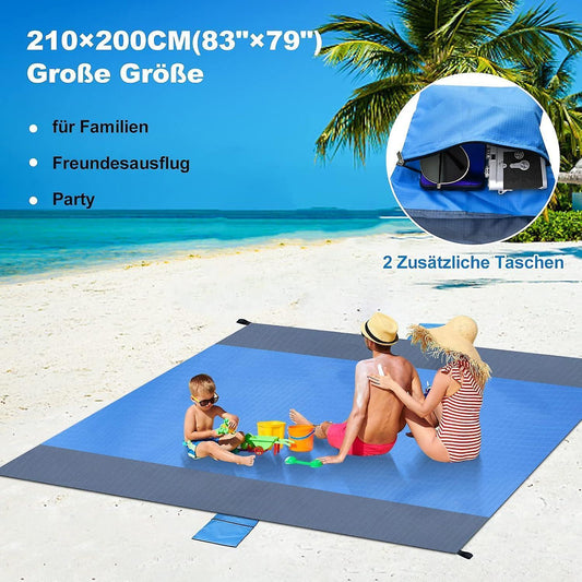 Picnic blanket waterproof picnic beach carpet pattern