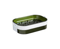 Soap Case Wall Mounted Ventilation Plastic Water Draining Dry Quickly Soap Sponge Dish for Bathroom-Green