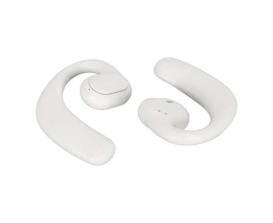 Language Translator Earbuds Multifunction Noise Reduction 144 Kinds Languages Real Time Translation Headphone White