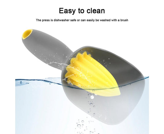 Ergonomic Manual Mini Lemon Squeezer for Lime & Orange (Black)