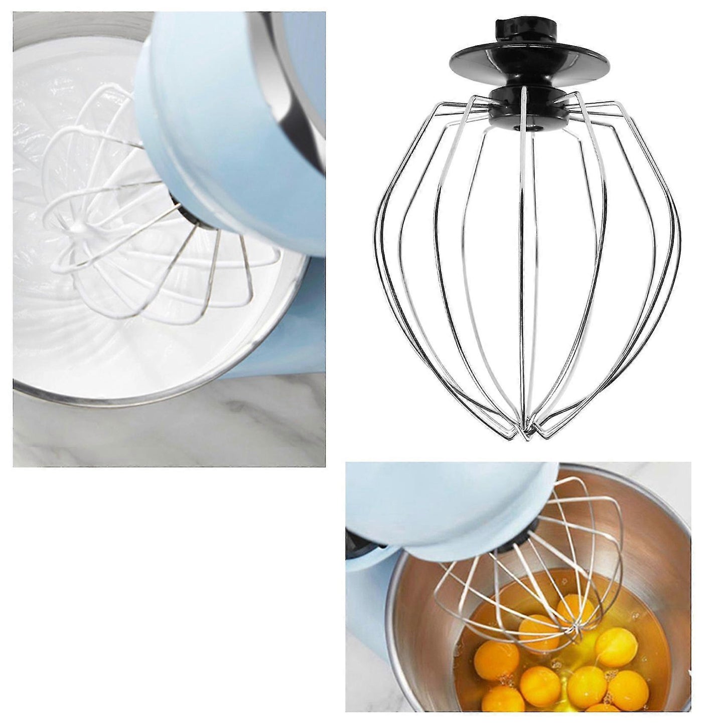 Stainless Steel Balloon Whisk - Wire Whip Mixer Attachment