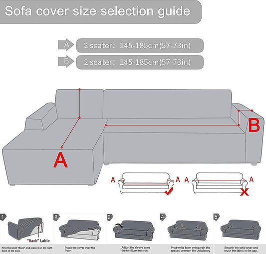 Stretch 3 Seater Sofa Cover Elastic Couch Protector
