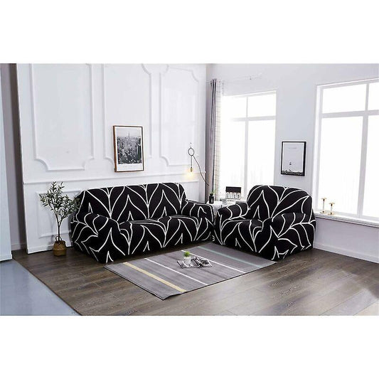 2 Seater Stretch Sofa Cover with Armrests 145-185cm