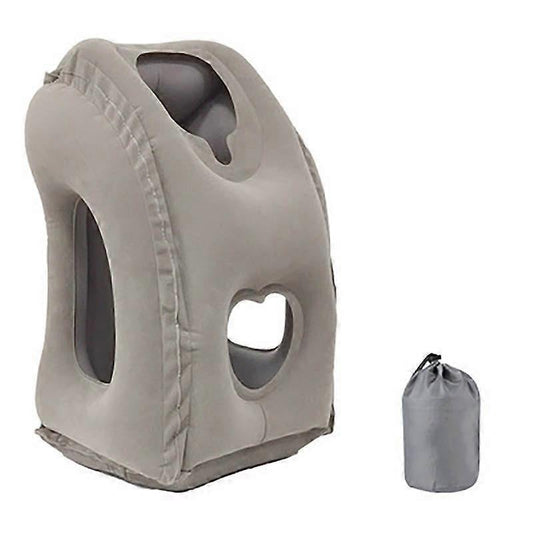 PVC Inflatable Travel Pillow - Lightweight Neck Cushion for Plane,Bus,Car,or Nap