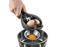 Egg Opener Detachable Filter Kitchen Egg Scissors -Black