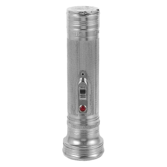 Vintage Metal Flashlight Retro Style Outdoor Lighting Portable Torch