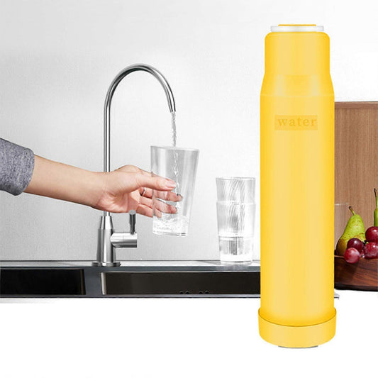 4pcs Carbon Water Filter Cartridges for Kitchen Use (2 Yellow + 2 White)