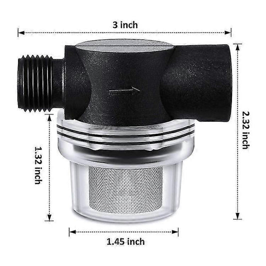 RV Universal Water Pump Filter with Stainless Steel Pre-Filter