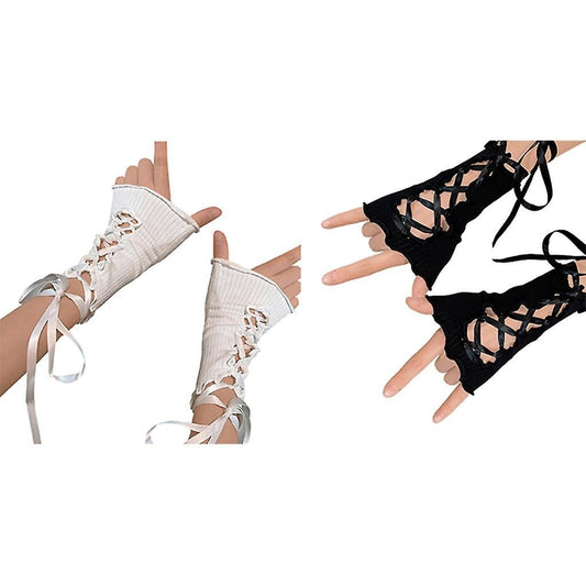 Y2K Arm Cuffs Sleeves JK Lolita Arm Warmers Fashion Accessories