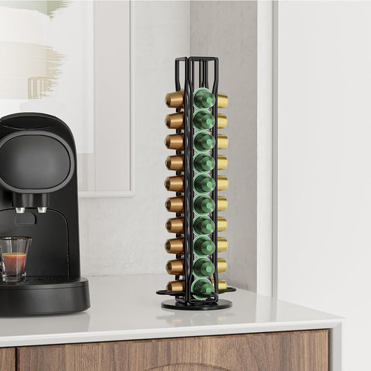 Coffee Pods Holder Storage Compatible with 40 Nespresso Pods.