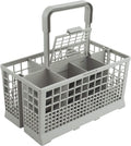 CARLA HOME 8 Slot Universal Dishwasher Cutlery Basket with Handle and Lid which Fits Most Brands (240mm X 135mm X 122mm).