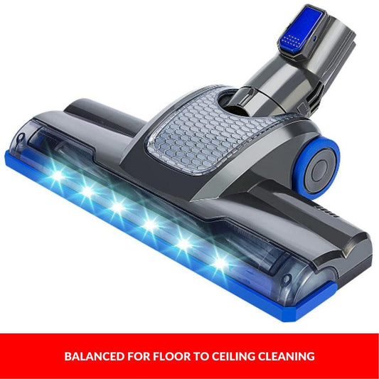 Enigma V8 22.2v Cordless Stick Vacuum Cleaner Blue + Toolkit.