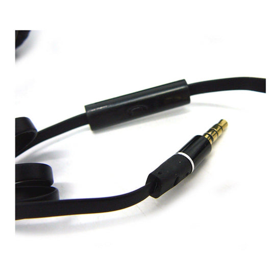 Black Holysmoke Motif On Ear Foldable Headphones.