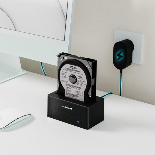 mbeat D1 USB 3.0 3.5" & 2.5" SATA HDD Docking Station - Black.