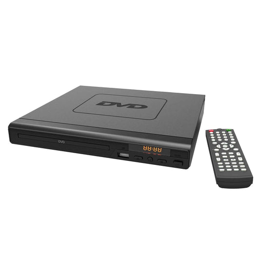 Mini-Size DVD Player (Black) w/ Multi-Region Set-up & Compact Size.