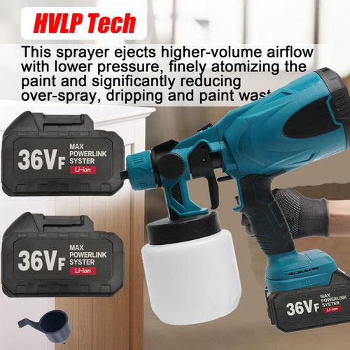 Cordless High Pressure Airless Spray Gun Paint Sprayer For Makita 18V Battery.