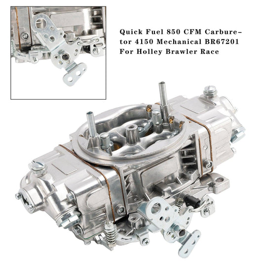 Quick Fuel 850 CFM Carburetor 4150 Mechanical BR67201 For Holley Brawler Race.