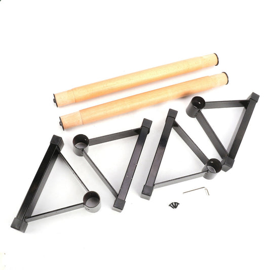 1 Pair Parallettes Set Push-up Parallel Bar Stretch Double Rod Stand Fitness.