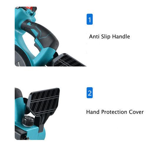 12"inch Cordless Electric Chainsaw + 2 Battery 2 Chain Brushless Wood Cutter Saw.
