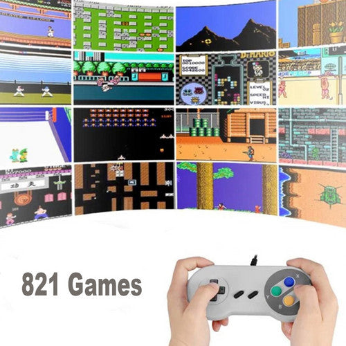 821 Games in 1 HDMI Retro Mini Game Console Classic Video Game with 2 Controller.