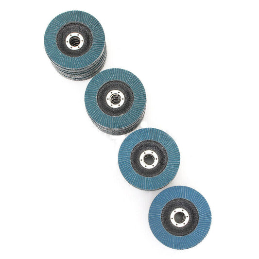 20 PCS 40 Grit Grinding Wheel 5'' 125MM Angle Grinder Flap Sanding Disc AU.