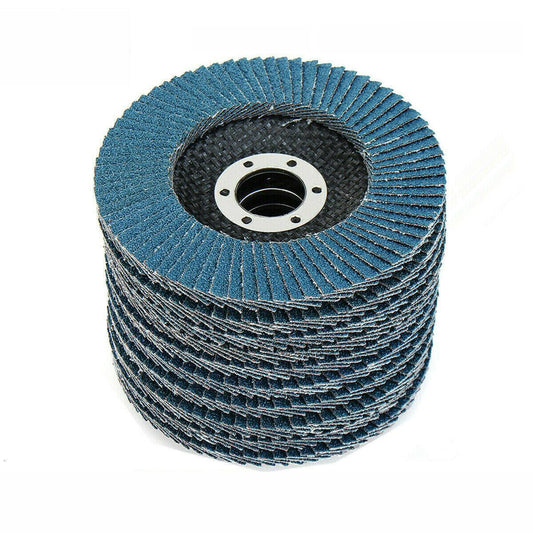 20PCS 5" 125MM Angle Grinder Flap Sanding Disc 100 Grit Grinding Wheel.