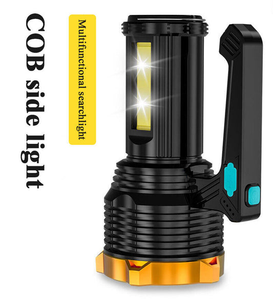 Most Powerful 1200lm LED Flashlight Super Bright Torch Lamp USB Rechargeable.