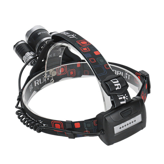 HP700 LED Headlamp Head Torch Lamp Rechargeable Light Headlight Camping.