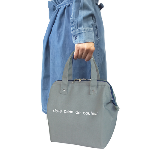 Insulated Thermal Cooler Lunch Bag Portable Picnic Storage Bag Pouch 22*14*25cm.