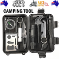 Camping Tool Emergency Survival Equipment Set Outdoor Sport Tactical Hiking Kit.