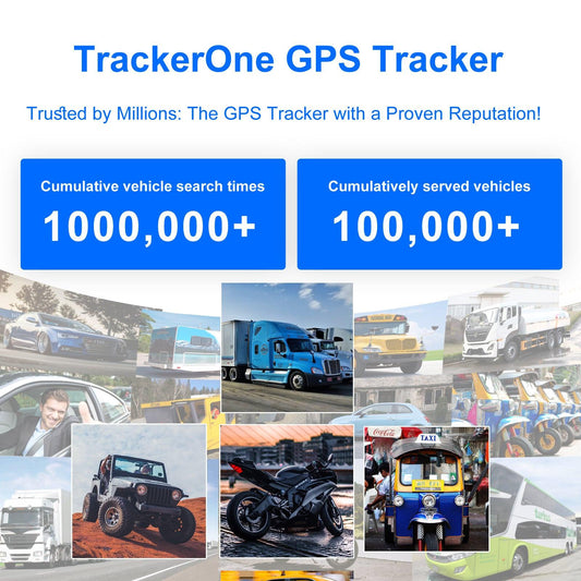 4G GPS Tracker for Car/Moto/Luggage - Waterproof, Real-time Tracking 30 Days Battery Life, Remote Control via Free Trial App..