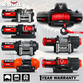 X-BULL Electric Winch 12V 3000LBS Synthetic Rope ATV UTV Boat Trailer With 2 X Wireless remote.