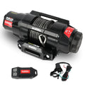 X-BULL 5000LBS Electric Winch 12V Synthetic Rope ATV UTV Boat Upgraded version.