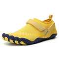 Women Water Shoes Barefoot Quick Dry Aqua Sports Shoes - Yellow Size EU38 = US5.