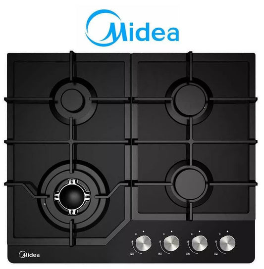 Gas Glass Cooktop 60cm Black.