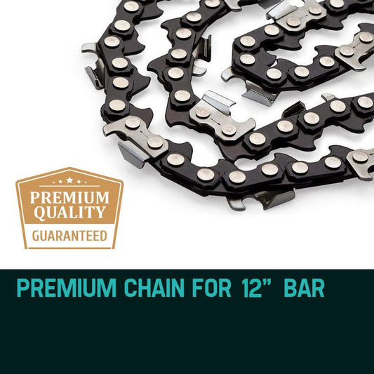 BAUMR-AG 12" Bar Replacement Spare Chainsaw Chain 3/8 .050 Gauge DL 44.