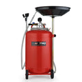 T-REX 80L Mobile Waste Oil Drainer Tank, Pneumatic, Telescopic, Extractor Probes, Workshop.