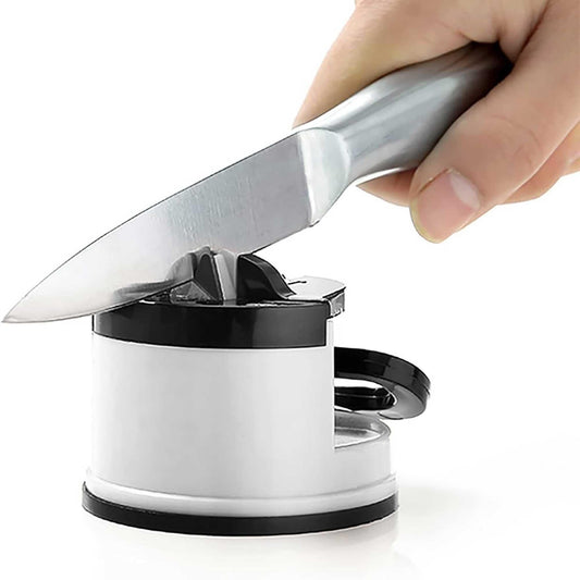 2x Kitchen Knife Sharpener Suction Grip Knives Blades Scissors Sharpening Tools.