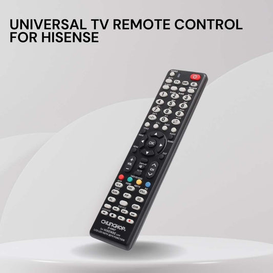 Chunghop Universal TV Remote Control Compatible with Hisense LCD Smart HD Plasma.