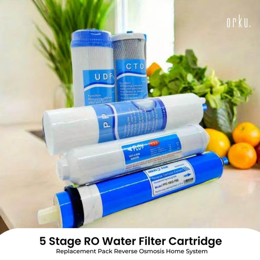 5 Stage RO Water Filter Cartridge Replacement Pack Reverse Osmosis Home System.